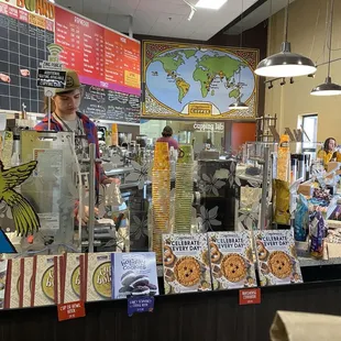 The coffee bar at Zingerman&apos;s Coffee.