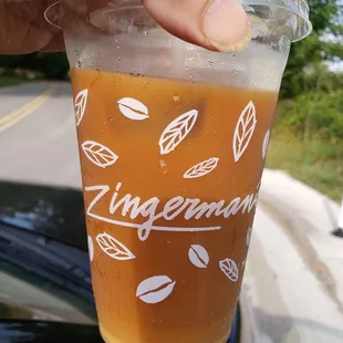 Cold brew caramel