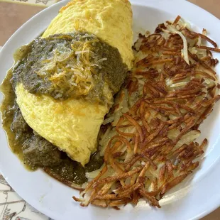 Chile Verde Omelette
