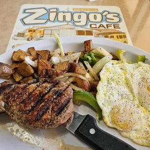 Pork chop BREAKFAST-  Yum