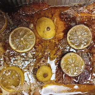 Honey garlic salmon