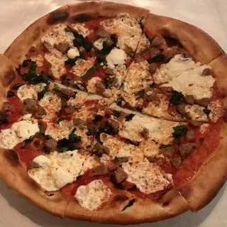 Sausage & Broccoli Rabe Pizza