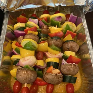 Veggie kabobs