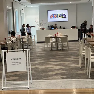 Inside cafe