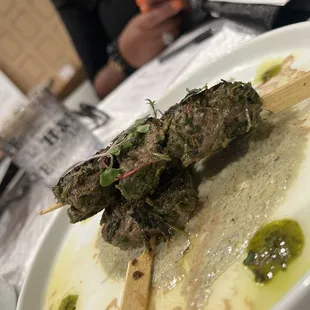 Steak appetizers