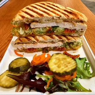 Chicken Caprese Panini