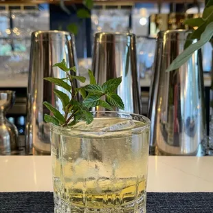 Gin and chartreuse cocktail