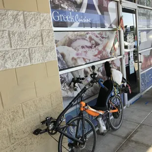 Another view of my eBikeKit-assisted CruzBike parked in front