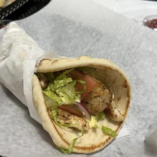 Chicken Souvlaki Sandwich