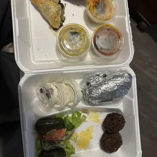 $22 worth of food. Skimpy I think so compared to two weeks ago