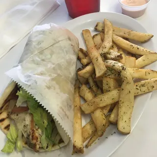 Chicken Souvlaki Sandwich