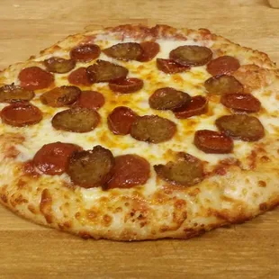 Small Hand cut Peperoni and  Italian Sausage