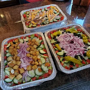 Salads from Zino's... 9/12/2020