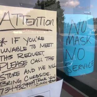 But none of the staff is wearing masks &amp; the staff is not social distancing.