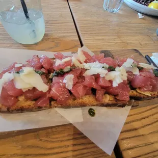 Tuna Tartar Tartine