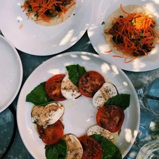 Prawn or Pork Belly Tacos