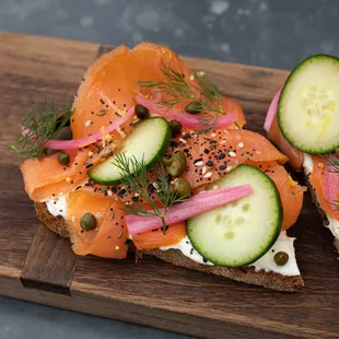 Smoked Salmon Toast