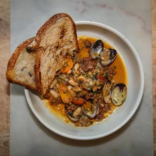 Clams &amp; merguez