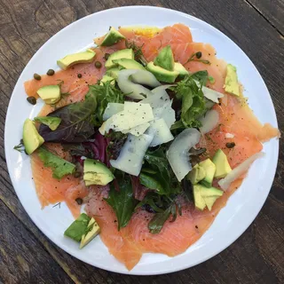 Smoked Salmon Carpaccio