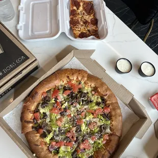 pizza, food