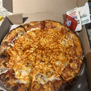 Who wants the most disgusting looking pizza they can get?  And you get to wait 23 minutes for it to come to you cold?  Here you go!