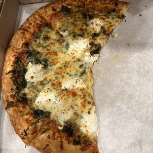 Spinach Ricotta Pizza