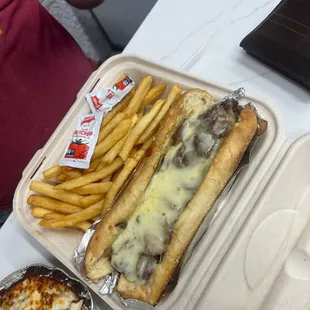 Philly cheesesteak