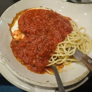 Stuffed eggplant Parmesan