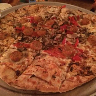 Spicy Chicken Sausage Pizza