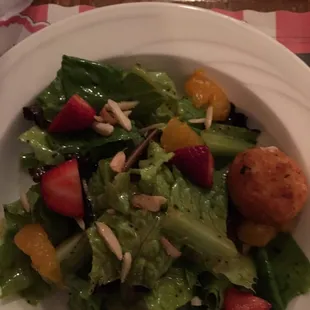 Fried Goat Cheese Salad