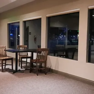 The other table in the room with us.