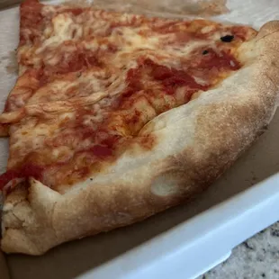 a slice of pizza