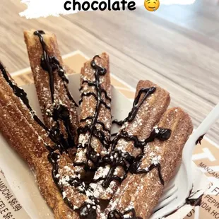 Churros with chocolate