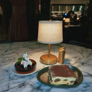 Chocolate Budino &amp; Tiramisu
