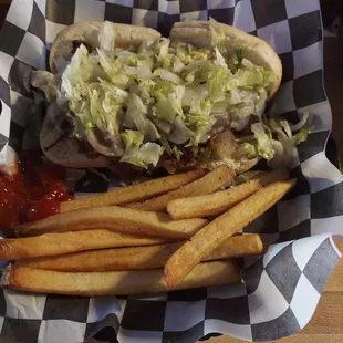 Philly add lettuce