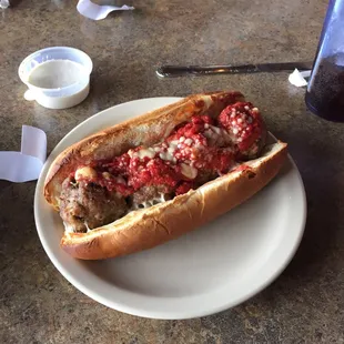 Meatball sub.