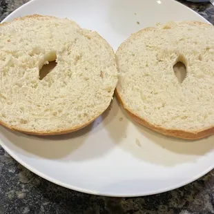 Plain bagel