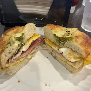 Jalapeno and Cheese Bagels