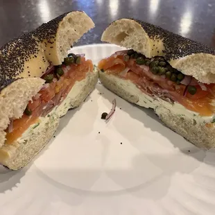 Lox Bagel Sandwich
