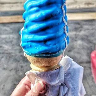 Blueberry Dip Top Soft Serve