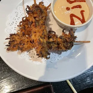 Fried Squid Skewer