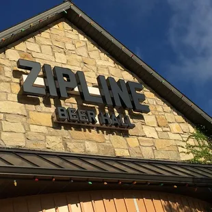 the front of the building