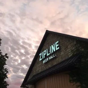 Sunset over the Beer Hall