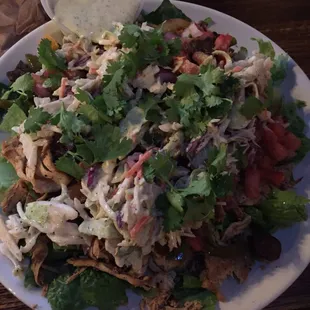 My large chicken taco salad creation