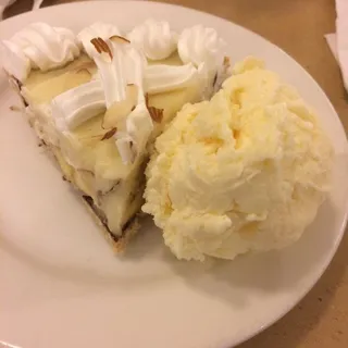 Slice of Banana Cream Pie