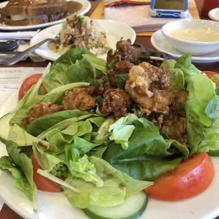 Korean Fried Chicken Salad