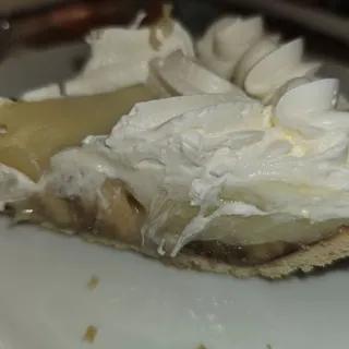 Slice of Banana Cream Pie