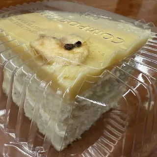 Slice of Banana Chantilly Cake