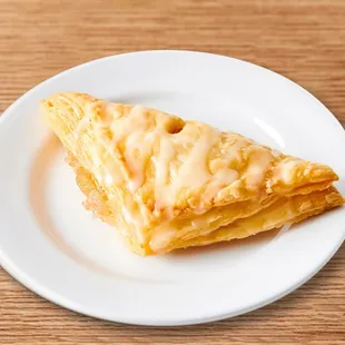 a piece of pastry on a plate