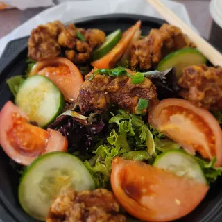 Korean Fried Chicken Salad